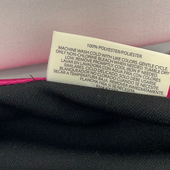 NWT Bobbie Brooks women’s plus size black/pink full zip jacket, size 1X - Picture 6 of 8